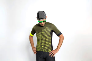 Men's dot-dot-dot Green + Acid jersey
